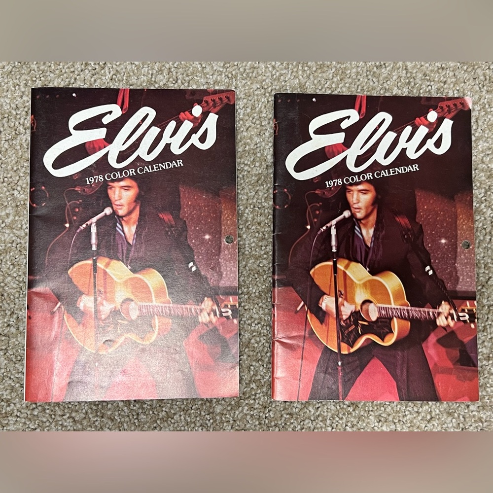 Elvis 1978 Color Calendar